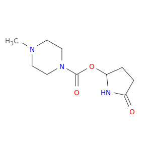 1-Piperazinecarboxylic acid, 4-methyl-, 5-oxo-2-pyrrolidinyl ester