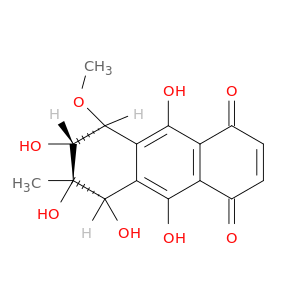 (5S,6R,7R,8S)-5,6,7,9,10-pentahydroxy-8-methoxy-6-methyl-7,8-dihydro-5H-anthracene-1,4-dione