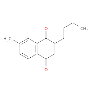 1,4-Naphthalenedione, 2-butyl-7-methyl-