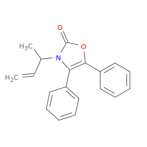 2(3H)-Oxazolone, 3-(1-methyl-2-propenyl)-4,5-diphenyl-