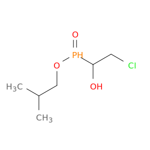 Phosphinic acid, (2-chloro-1-hydroxyethyl)-, 2-methylpropyl ester