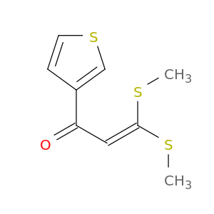 2-Propen-1-one, 3,3-bis(methylthio)-1-(3-thienyl)-