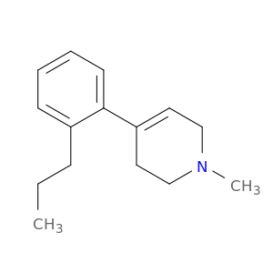 Pyridine, 1,2,3,6-tetrahydro-1-methyl-4-(2-propylphenyl)-