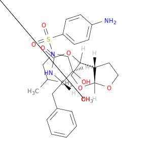 (3R,3aS,6aR)-六氢呋喃并[2,3-b]呋喃-3-基((2S,3R)-4-(4-氨基-N-异丁基苯磺酰胺)-3-羟基-1-苯基丁-2-基)氨基甲酸酯与乙醇(1:1)
