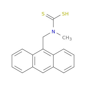 Carbamodithioic acid, N-(9-anthracenylmethyl)-N-methyl-