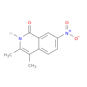 1(2H)-Isoquinolinone, 3,4-dimethyl-7-nitro-