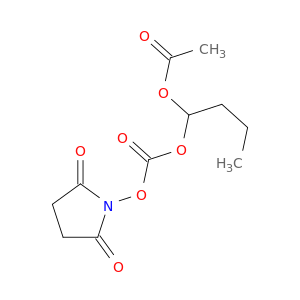 Carbonic acid, 1-(acetyloxy)butyl 2,5-dioxo-1-pyrrolidinyl ester