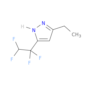 1H-Pyrazole, 3-ethyl-5-(1,1,2,2-tetrafluoroethyl)-