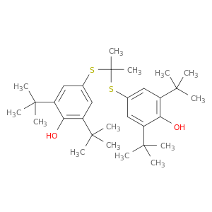 4,4'-(丙烷-2,2-二基双(硫烷二基))双(2,6-二叔丁基苯酚)