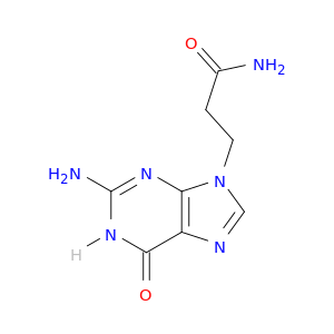 9H-Purine-9-propanamide, 2-amino-1,6-dihydro-6-oxo-