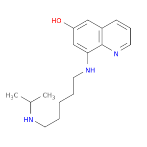 6-Quinolinol, 8-[[5-[(1-methylethyl)amino]pentyl]amino]-