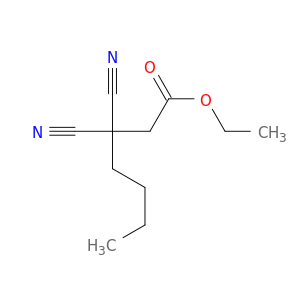 Heptanoic acid, 3,3-dicyano-, ethyl ester