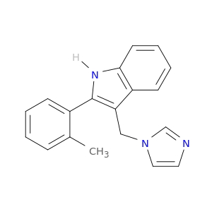 1H-Indole, 3-(1H-imidazol-1-ylmethyl)-2-(2-methylphenyl)-