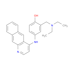 4-(benzo[g]quinolin-4-ylamino)-2-[(diethylamino)methyl]phenol