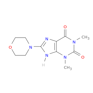1H-Purine-2,6-dione, 3,7-dihydro-1,3-dimethyl-8-(4-morpholinyl)-