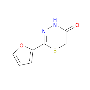 4H-1,3,4-Thiadiazin-5(6H)-one, 2-(2-furanyl)-