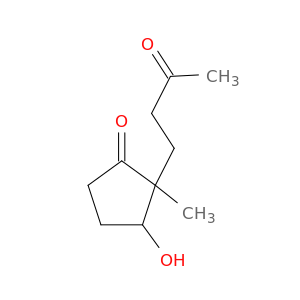 Cyclopentanone, 3-hydroxy-2-methyl-2-(3-oxobutyl)-