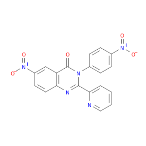 4(3H)-Quinazolinone, 6-nitro-3-(4-nitrophenyl)-2-(2-pyridinyl)-