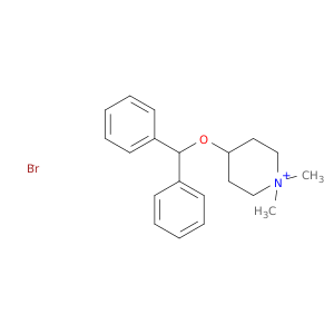 哌啶,4-(二苯基甲氧基)-1,1-二甲基-,溴化物(1：1)