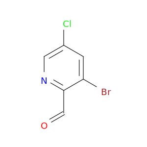 3-溴-5-氯吡啶-2-醛