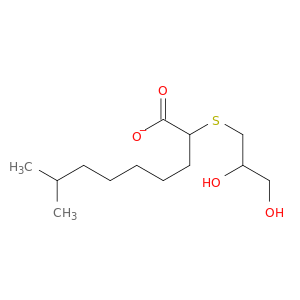 6-methylheptyl[(2,3-dihydroxypropyl)sulfanyl]acetate