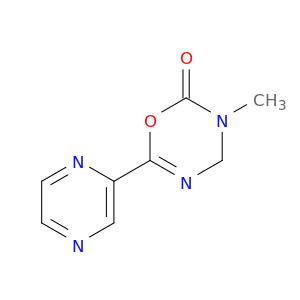 2H-1,3,5-Oxadiazin-2-one, 3,4-dihydro-3-methyl-6-pyrazinyl-