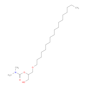 Carbamic acid, dimethyl-, 1-(hydroxymethyl)-2-(octadecyloxy)ethyl ester