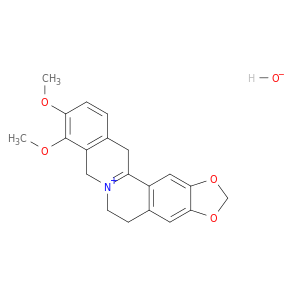 9,10-dimethoxy-5,6,8,13-tetrahydro[1,3]dioxolo[4,5-g]isoquino[3,2-a]isoquinolin-7-ium hydroxide