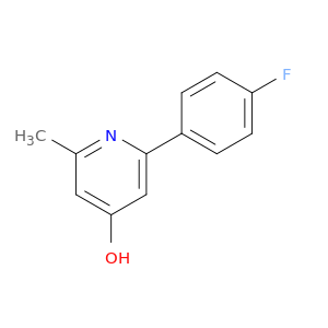 4-Pyridinol, 2-(4-fluorophenyl)-6-methyl-