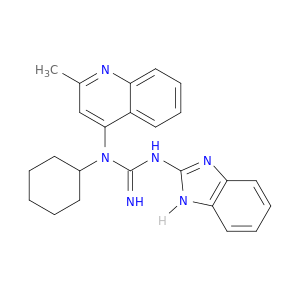 N-1H-BENZO[D]IMIDAZOL-2-YL-N'-CYCLOHEXYL-N'-(2-METHYL-4-QUINOLINYL)GUANIDINE