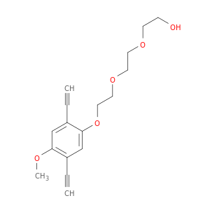 Ethanol, 2-[2-[2-(2,5-diethynyl-4-methoxyphenoxy)ethoxy]ethoxy]-
