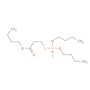 Propanoic acid, 3-[(dibutoxyphosphinothioyl)thio]-, butyl ester