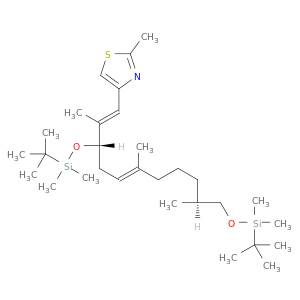 4-[(1E,3S,5Z,8R/S,10S)-3,11-Bis-{[tert-butyl(dimethyl)silyl]oxy}-2,6,10-trimethyl-undeca-1,5-dienyl]-2-methyl-1,3-thiazole