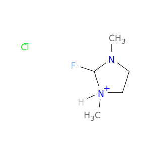 1H-Imidazolium,2-fluoro-4,5-dihydro-1,3-dimethyl-, chloride (1:1)