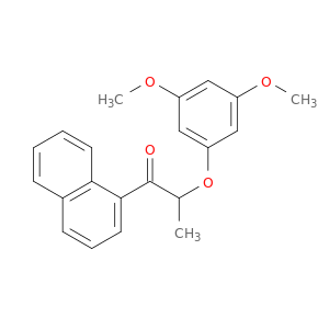 1-Propanone, 2-(3,5-dimethoxyphenoxy)-1-(1-naphthalenyl)-