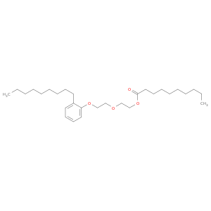 Decanoic acid,2-[2-(nonylphenoxy)ethoxy]ethyl ester