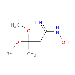 Butanimidamide, N-hydroxy-3,3-dimethoxy-