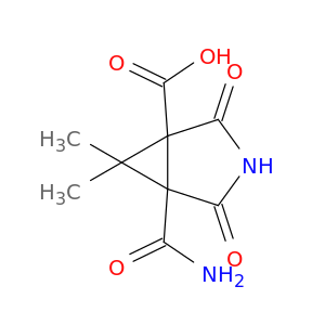 5-carbamoyl-6,6-dimethyl-2,4-dioxo-3-azabicyclo[3.1.0]hexane-1-carboxylic acid