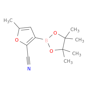 5-METHYL-3-(4,4,5,5-TETRAMETHYL-1,3,2-DIOXABOROLAN-2-YL)FURAN-2-CARBONITRILE
