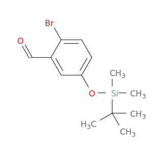Benzaldehyde, 2-bromo-5-[[(1,1-dimethylethyl)dimethylsilyl]oxy]-