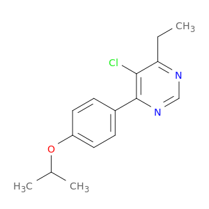 Pyrimidine, 5-chloro-4-ethyl-6-[4-(1-methylethoxy)phenyl]-