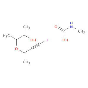 2-Butanol, 3-[(3-iodo-1-methyl-2-propynyl)oxy]-, methylcarbamate