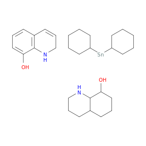3,4,4a,5,6,7,8,8a-octahydro-2H-quinolin-8-ol; dicyclohexyltin; 2H-quinolin-8-ol