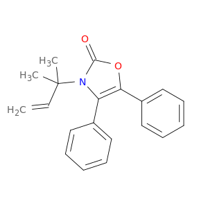 2(3H)-Oxazolone, 3-(1,1-dimethyl-2-propenyl)-4,5-diphenyl-