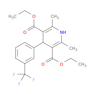 3,5-Pyridinedicarboxylicacid, 1,4-dihydro-2,6-dimethyl-4-[3-(trifluoromethyl)phenyl]-, 3,5-diethylester