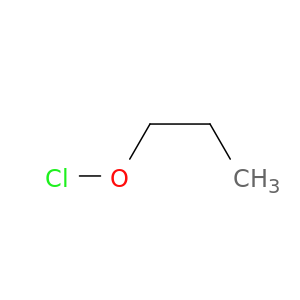 Hypochlorous acid, propyl ester