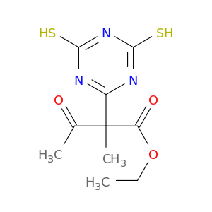 1,3,5-Triazine-2-aceticacid, a-acetyl-1,4,5,6-tetrahydro-a-methyl-4,6-dithioxo-, ethylester