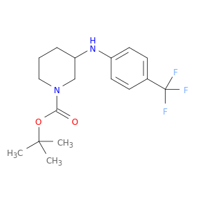 1-Piperidinecarboxylicacid, 3-[[4-(trifluoromethyl)phenyl]amino]-, 1,1-dimethylethyl ester