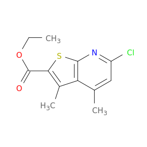 Ethyl 6-Chloro-3,4-dimethylthieno[2,3-b]pyridine-2-carboxylate