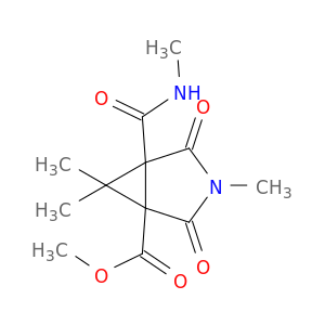 methyl 3,6,6-trimethyl-5-(methylcarbamoyl)-2,4-dioxo-3-azabicyclo[3.1.0]hexane-1-carboxylate